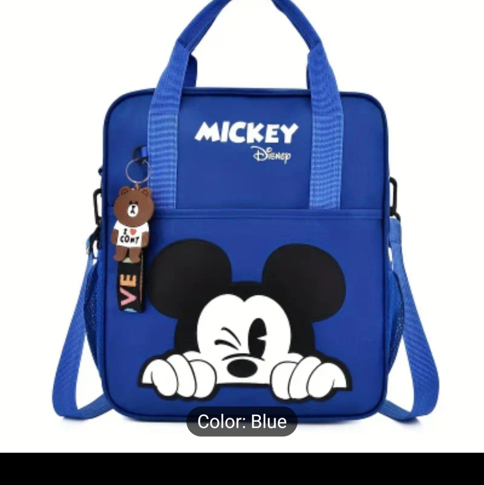 Disney Mickey Collection Oxford Textile Backpack New in Package - Picture 4 of 6